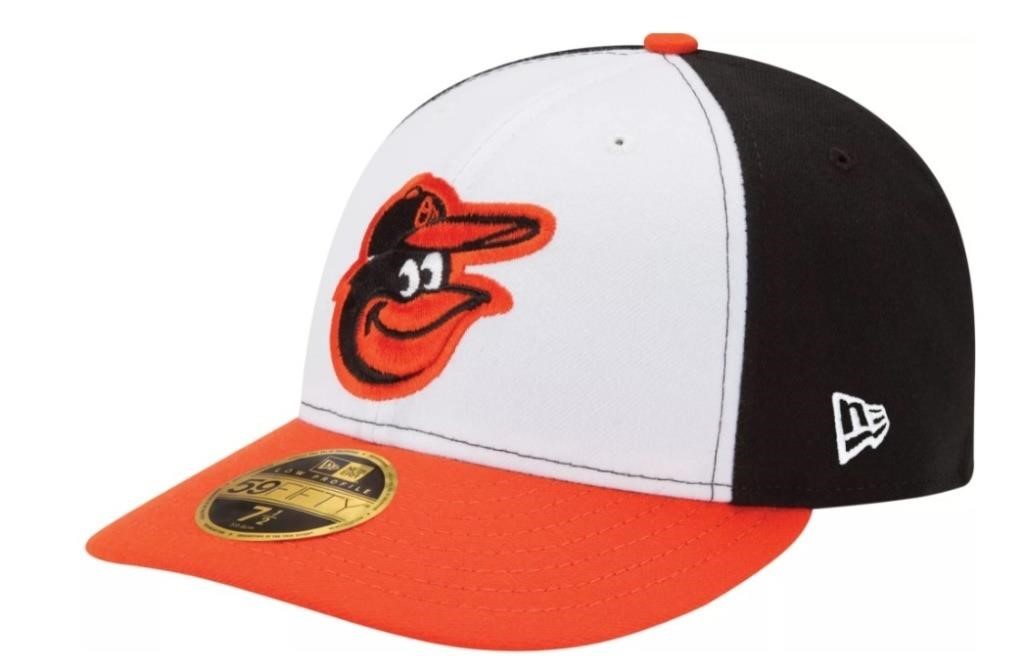 NEW Era Men's Baltimore Authentic Hat- 7 1/2