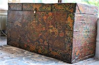 Southeast Asian painted trunk