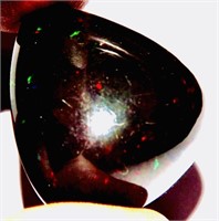 47.40 ct Natural Ethiopian Black Fire Opal
