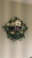 Wall Plate Holder, Artificial flowers, Print