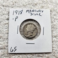 1918 Mercury Dime G