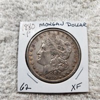 1880P Morgan Dollar XF