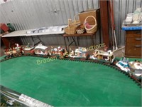 THE HOLIDAY EXPRESS ANIMATED TRAIN SET WITH