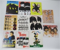 Hard to Find (11) Piece Lot of Beatles Postcards.