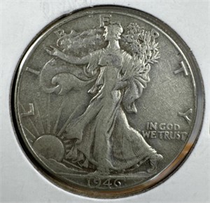 1946 Silver Walking Liberty Half-Dollar