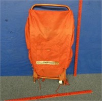 "the everest" orange hiking backpack (alum-mag)