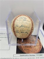 1949 NEW YORK YANKEES WORD SERIES TEAM SIGNED