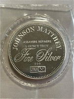 Troy Ounce Fine Silver Coin