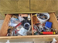 Drawer of Electronics & misc repair items