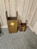 Set 2 Wooden Boxes
