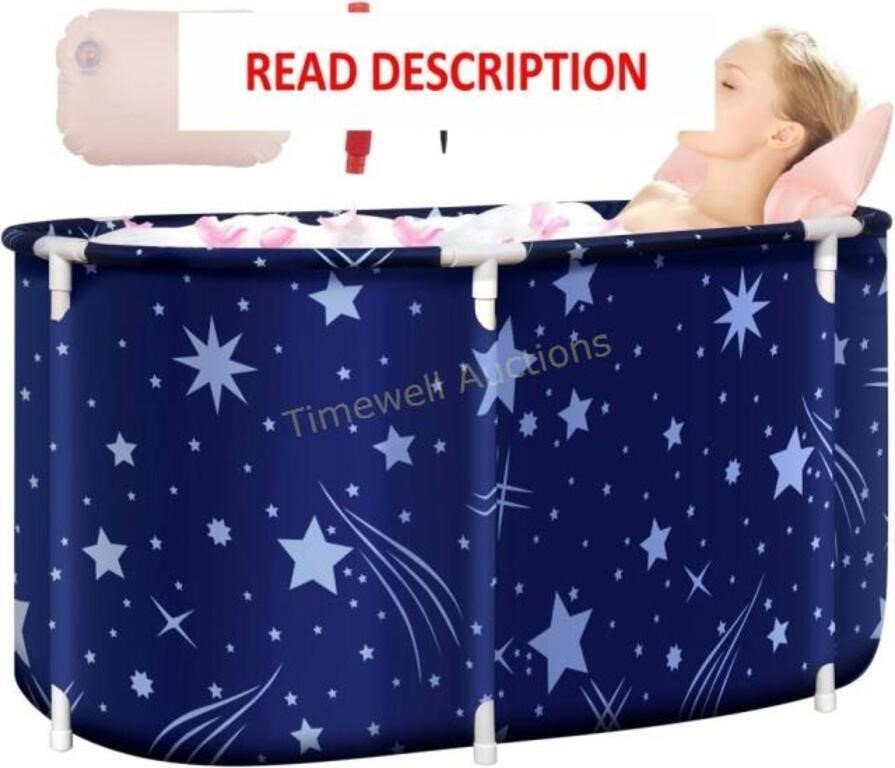 Xverycan Portable Bathtub  45 Freestanding