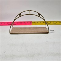 Half-Moon Shape Gold Hanging Shelf