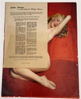 Golden Dreams Posed by Marilyn Monroe Litho