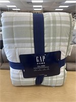 Gap Full/Queen Size Washed Plaid Quilt