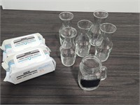 Misc. Jars/Vases and Sanitizing Wipes