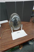 unusual Lucite "Egg" speaker, untested
