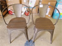 2 Poly & Bark Trattoria Arm Chairs