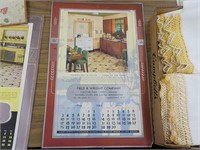 1942 Field & Wright Co. calendar incomplete