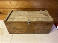 Vintage wooden toolbox