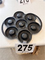 Vintage cast iron muffin/donut pan