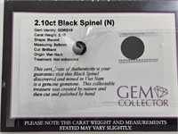 2.10ct Black Spinel (N)