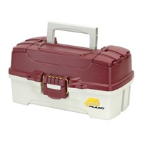 Plano 1-Tray Tackle Box with Dual Top Access, Red