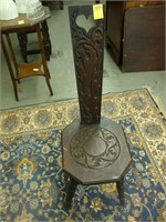Carved oak chair