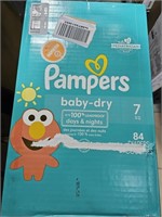 Pampers Baby Dry Diapers Size 7 84 Count
