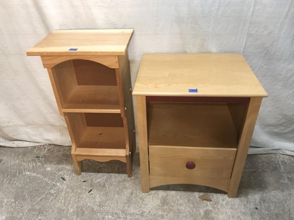 Wooden End Tables (24"H and 30"H)