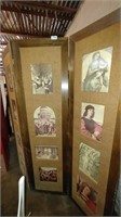 2 panel divider with old world pics