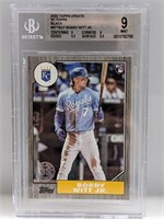 2022 Topps Update Black/299 RC Bobby Witt Jr BGS 9