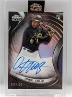 2022 Topps Chrome Black Ref RC Auto Oneil Cruz/150