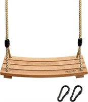 Pellor Wood Tree Swing Seat,17.7x7.9x0.6 inch
