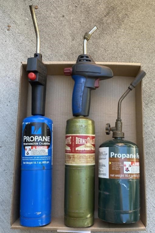 Propane Torches Inc. Bernzomatic and Worthington