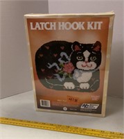 Purrfect Latch Hook Cat Rug NIB