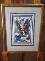 Framed Butterflies Print