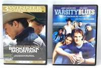 2Pcs DVD Set BrokeBack Mountain + Varsity Blues