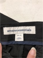 33Wx34L Amazon Essentials Slim Black Pant