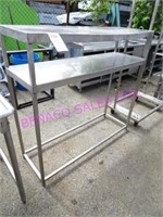 1X, 56"X18" S/S 2 SHELF STANDING RACK