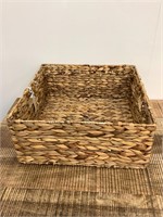 $45  large square whicker basket