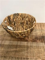 $30  Small round whicker basket