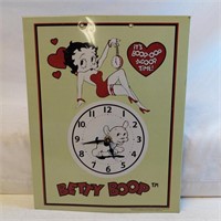 11×24" Betty Boop Tin Clock