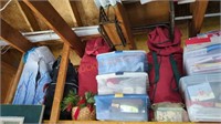 Massive Christmas decor lot (storage totes include