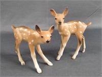Enesco Small Ceramic Deer Figurines Set of 2
