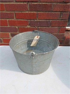 Galvanized Bucket with Handle