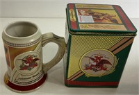 Anheuser Busch Stein Real Harmony & Tin