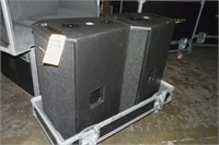 Lot (2) Apogee AE-5 Arrayable Loudspeakers with Sh