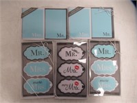 (5) Wedding Items Inc. (2) 2-PC "Mr." and "Mrs."