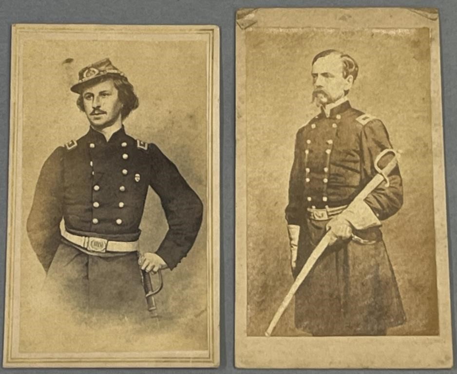 Civil War Carte de Visite CDV Photos; Ellsworth et