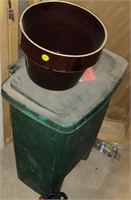 Garbage Bin & Flower Pot